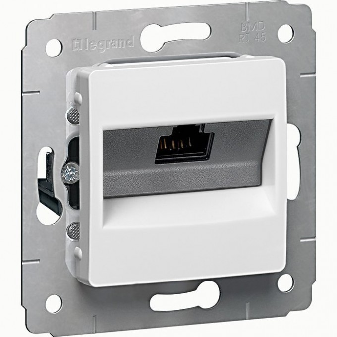 Информационная розетка LEGRAND Cariva RJ45 категория 6 UTP белый 773641