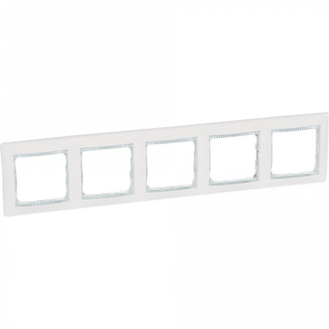 Рамка LEGRAND Valena 5 постов белый/кристалл 774465