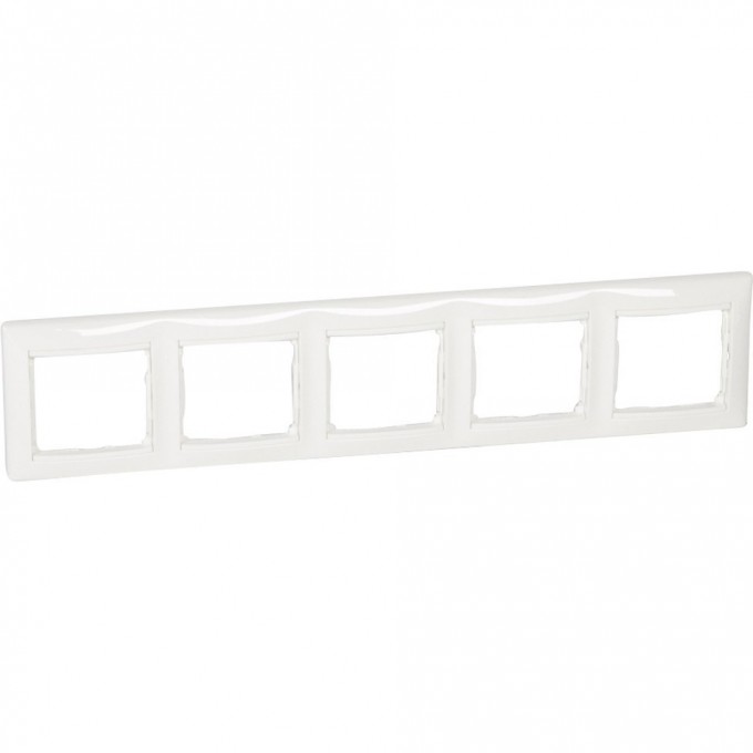 Рамка LEGRAND Valena 5 постов горизонтальный монтаж белый 774455