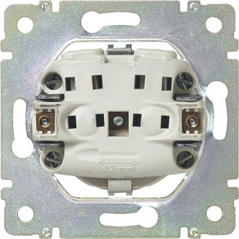 Силовая розетка LEGRAND Valena 2К+3 с защитными шторками автоматические клеммы 10/16 А 230/250 В слоновая кость