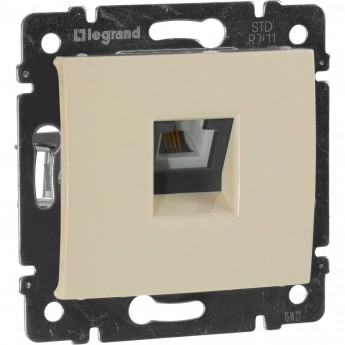 Телефонная розетка LEGRAND Valena RJ11 4 контакта 1 выход слоновая кость Телефонная розетка LEGRAND Valena RJ11 4 контакта 1 выход слоновая кость