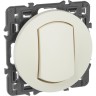 Переключатель LEGRAND Celiane одноклавишный на 2 направления - IP 44, слоновая кость SET-1-067001-16