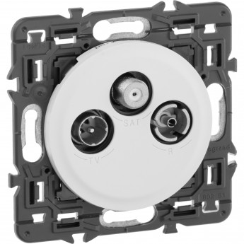 Розетка LEGRAND Celiane спутниковая TV/FM /SAT белый
