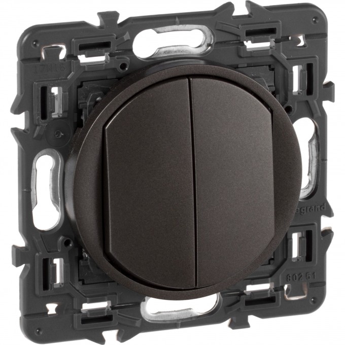 Выключатель LEGRAND Celiane 1-полюсный графит SET-2-067001-06