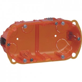 Коробка 2-местная LEGRAND Batibox 4/5 модулей, вертикальный/горизонтальный монтаж