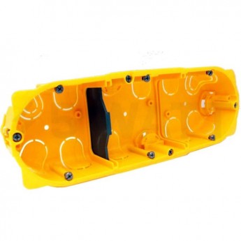 Коробка LEGRAND Batibox для сухих перегородок, 3 поста, 50 мм