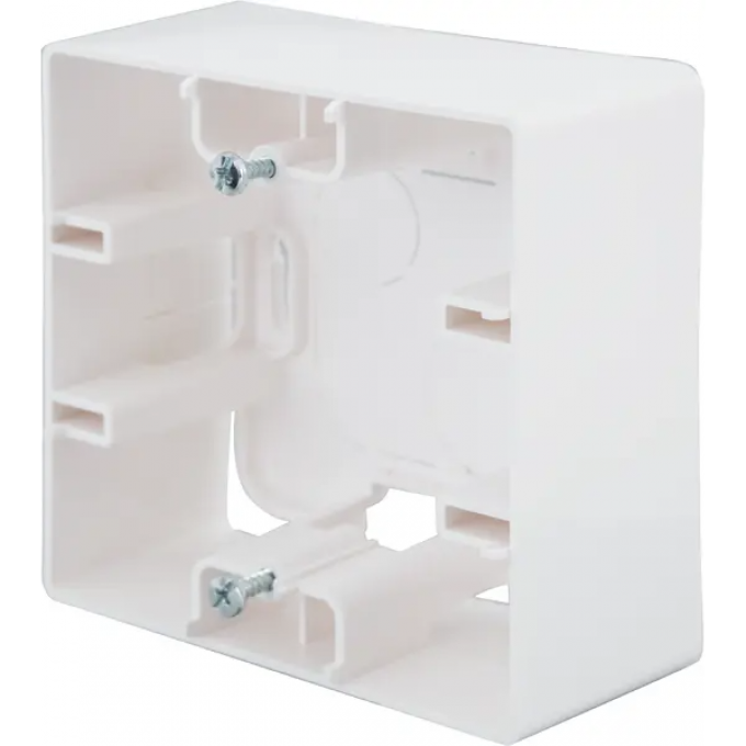 Коробка LEGRAND Etika накладного монтажа 1 пост белый 672510