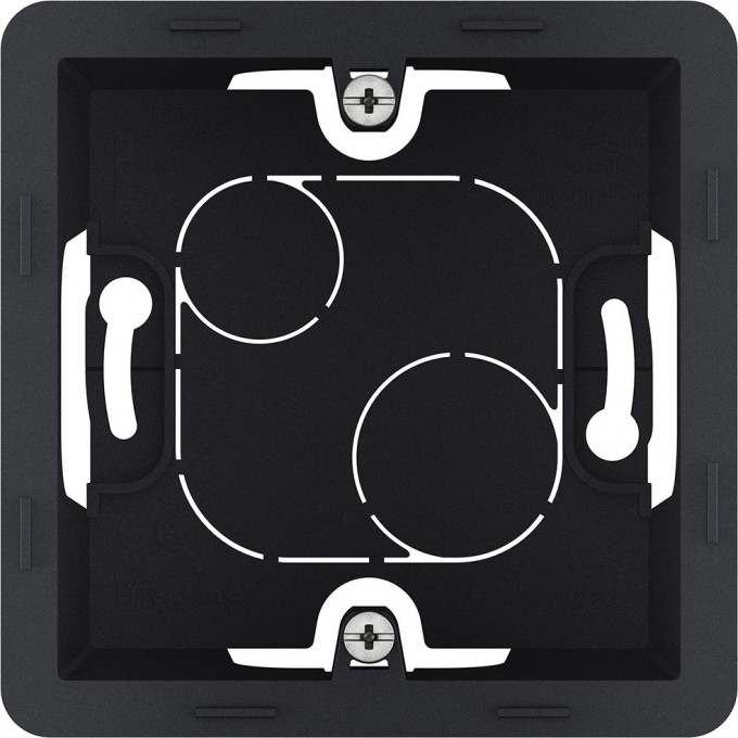 Коробка накладного монтажа LEGRAND INSPIRIA 1 пост антрацит 673983