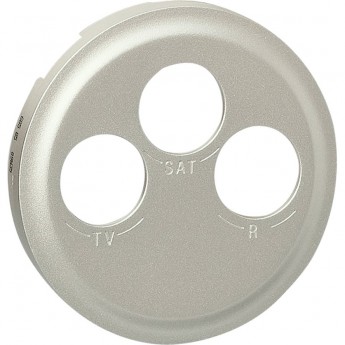 Лицевая панель LEGRAND Celiane для розетки TV/FM/SAT, титан