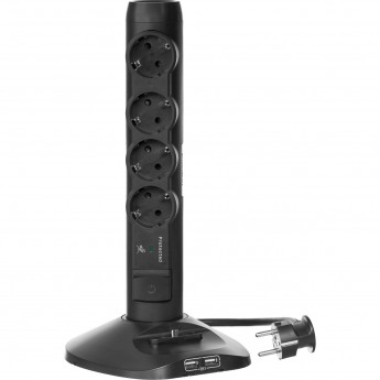 Многорозеточный блок LEGRAND с защитой от перепадов напряжения 4 x 2К+З - с кабелем длиной 1,5 м черный Многорозеточный блок LEGRAND с защитой от перепадов напряжения 4 x 2К+З - с кабелем длиной 1,5 м черный