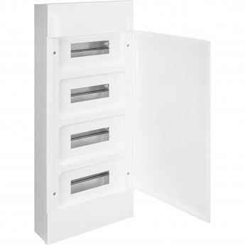 Пластиковый щиток LEGRAND PRACTIBOX S навесной (ЩРн-П) 4X12 белая дверь