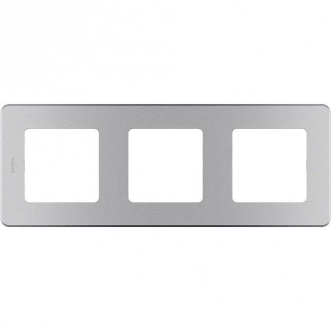Рамка 3 поста LEGRAND INSPIRIA алюминий 673952