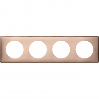 Рамка LEGRAND Celiane 4 поста Медь