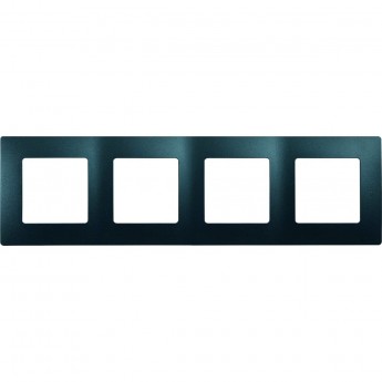 Рамка LEGRAND Etika 4 поста антрацит