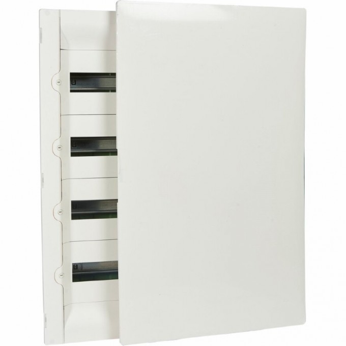 Распределительный щиток LEGRAND Practibox³ скрытого монтажа IP 40 IK 07 2 рейки 36 модулей с клеммниками заземления и нейтрали белая дверь 401767