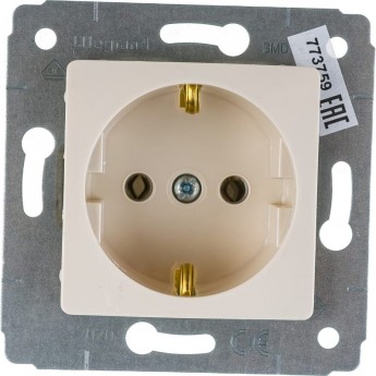 Розетка LEGRAND Cariva 2К+3 немецкий стандарт 16 А 250 В слоновая кость