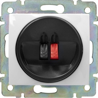 Розетка LEGRAND для колонок Valena одиночная слоновая кость