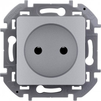 Розетка LEGRAND INSPIRIA 2К 16 А 250 В алюминий
