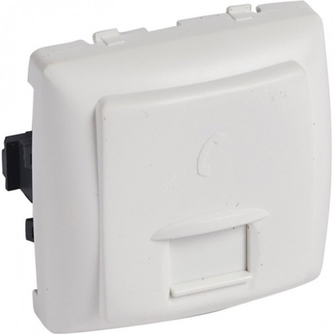 Розетка LEGRAND RJ 45 для цифровых телефонных линий/Интернета 8 контактов серия Oteo изделия сборные белый 086133