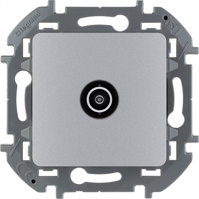 Розетка TV LEGRAND INSPIRIA проходная 14 дБ 5 862 мГц алюминий 673862