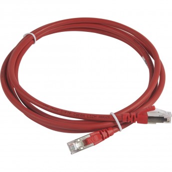 Шнур коммутационный RJ 45, категория 6a, U/UTP - LSZH неэкранированный, 3 м, красный