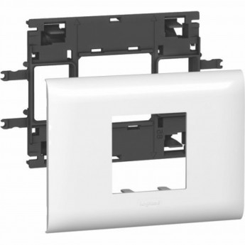 Суппорт/рамка LEGRAND Mosaic на 2 модуля для крышки DLP 85 мм