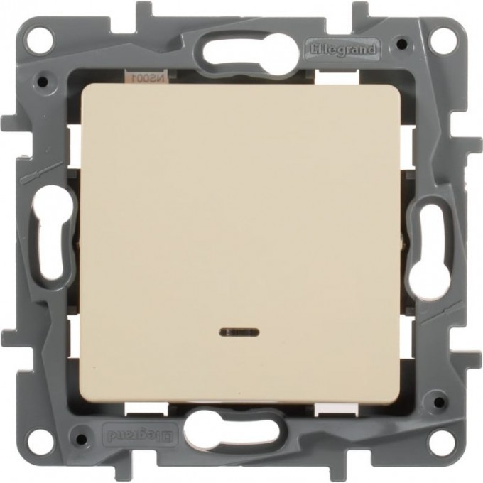 Выключатель LEGRAND Etika с подсветкой 10 A 250 В слоновая кость 672303