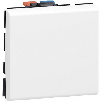 Выключатель LEGRAND Mosaic 10 AX - 2 модуля - белый