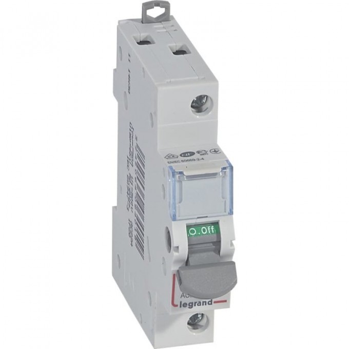 Выключатель-разъединитель LEGRAND DX3-IS 1п 20А 1модуль 406401