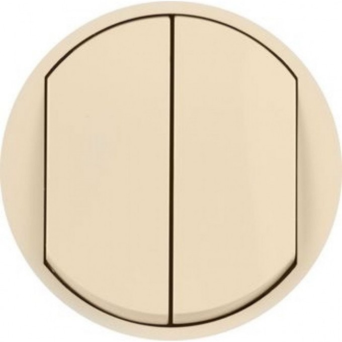 Лицевая панель LEGRAND Celiane выключатель 1-полюсный / переключатель Кат. № 0 670 01/02/31/32 слоновая кость 066201