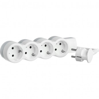 Многорозеточный блок LEGRAND 'Стандарт' 5 x 2К+З с кабелем длиной 3 м белый