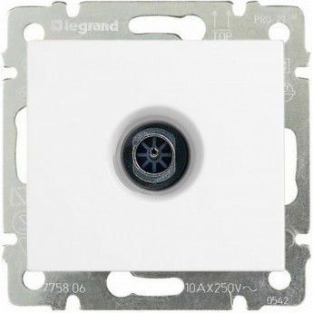 Телевизионная розетка LEGRAND TV СП Valena 2400МГц механизм бел. (DIY-упак.)