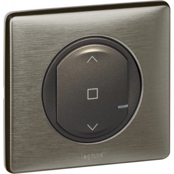 Умный выключатель рольставней LEGRAND Celiane with NETATMO 500 ВА 230В, графит/вольфрам Умный выключатель рольставней LEGRAND Celiane with NETATMO 500 ВА 230В, графит/вольфрам